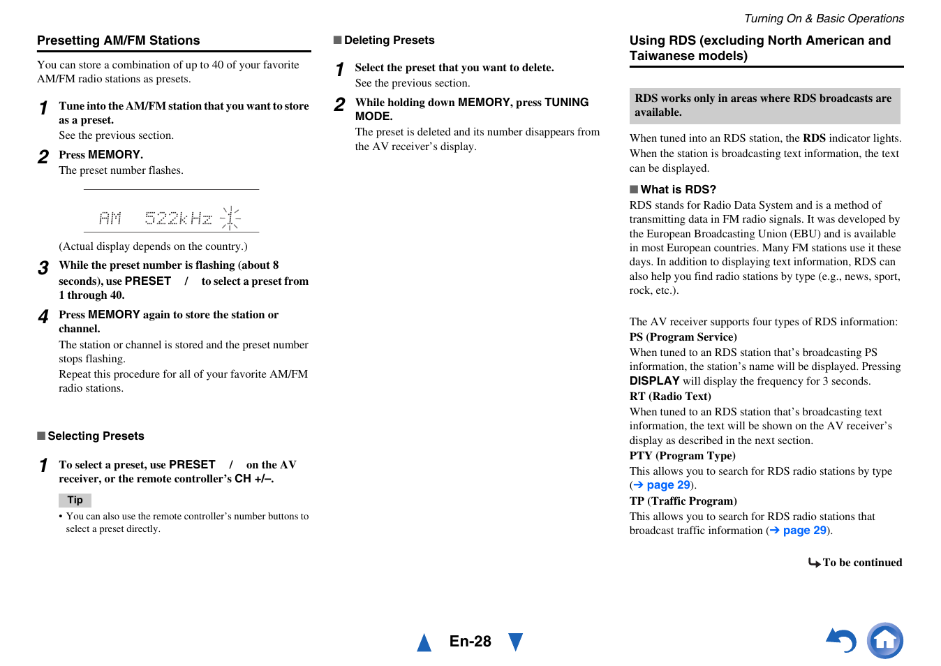 Onkyo TX-NR414 User Manual | Page 28 / 128