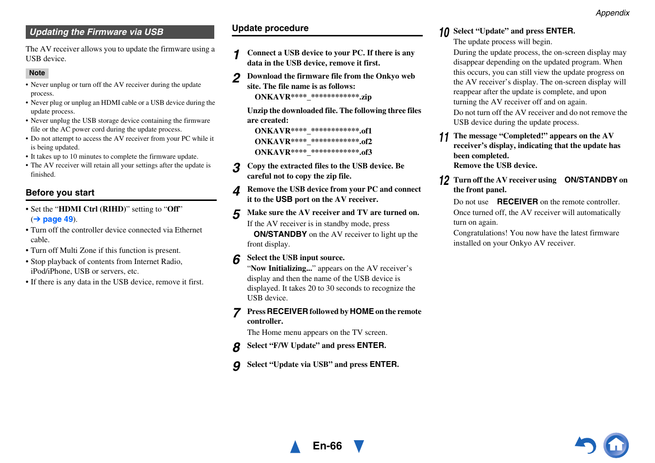 Onkyo TX-NR414 User Manual | Page 66 / 128