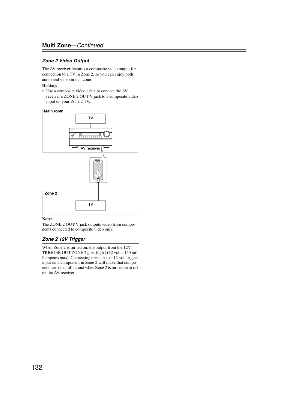 Multi zone —continued | Onkyo TX-NR5007 User Manual | Page 132 / 164