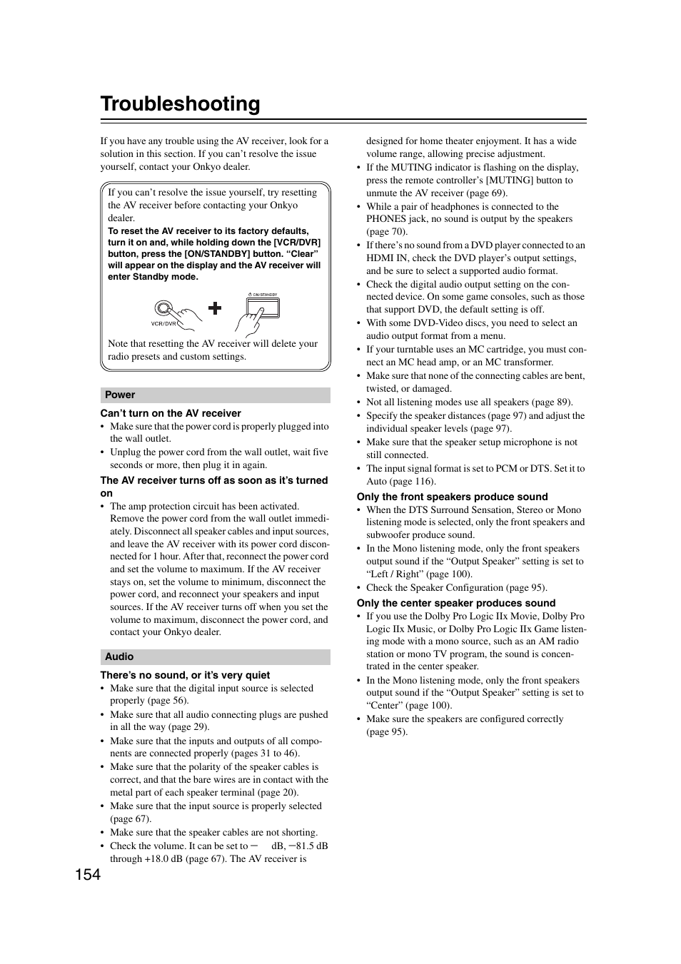 Troubleshooting, Others | Onkyo TX-NR5007 User Manual | Page 154 / 164