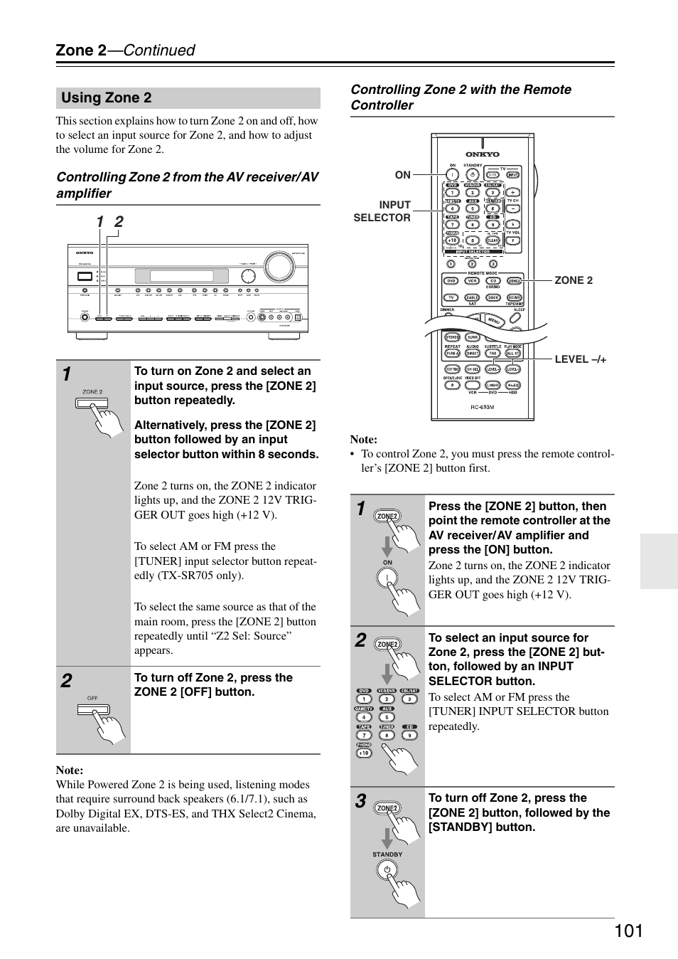 Onkyo TX-SA705 User Manual | Page 101 / 116