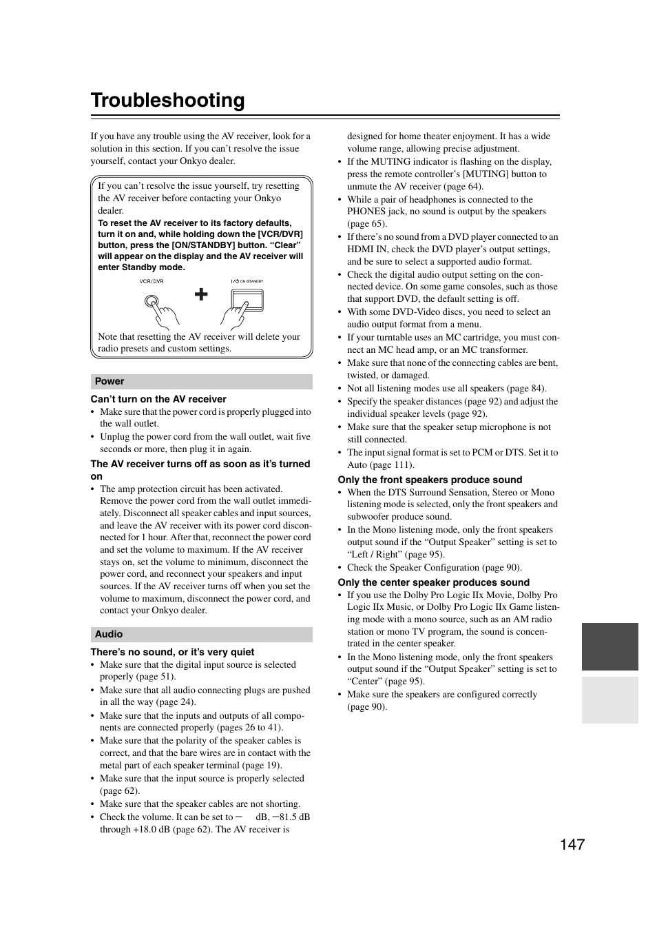 Troubleshooting, Others | Onkyo TX-NR1007 User Manual | Page 147 / 156