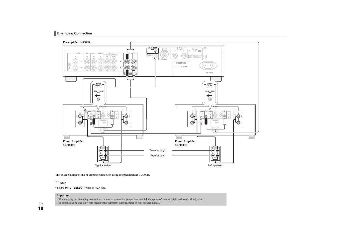 Onkyo Power Amplifier M-5000R User Manual | Page 18 / 24