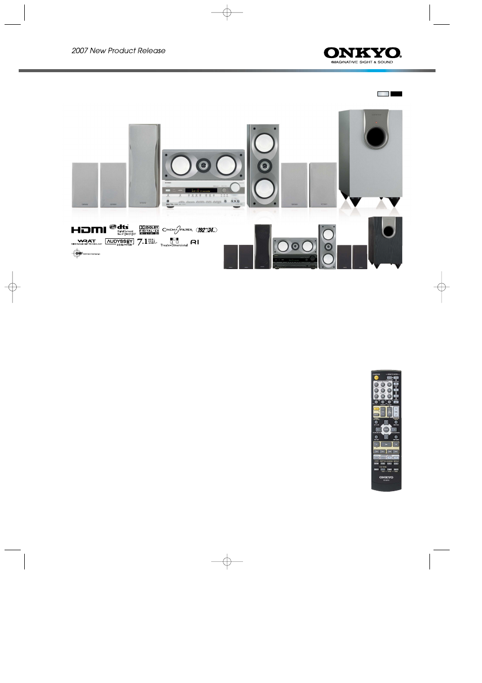 Onkyo HT-SR800 User Manual | 2 pages