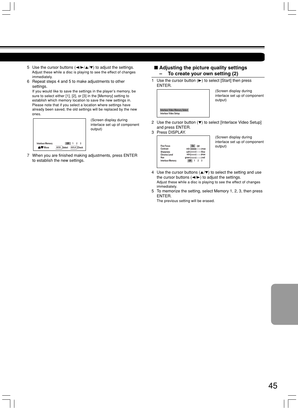 Onkyo DV-L5X User Manual | Page 45 / 60