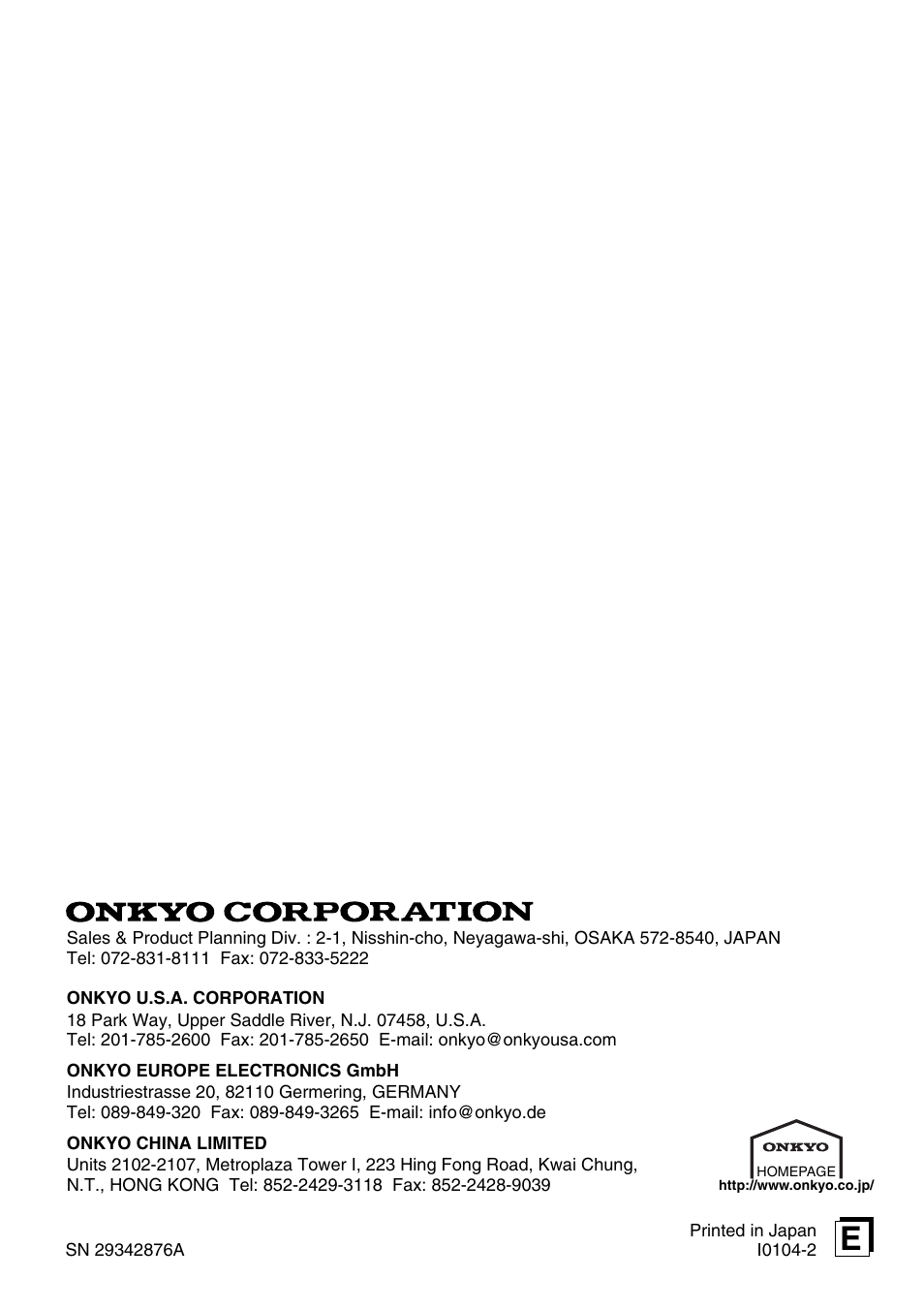 Onkyo C-707CHX User Manual | Page 28 / 28