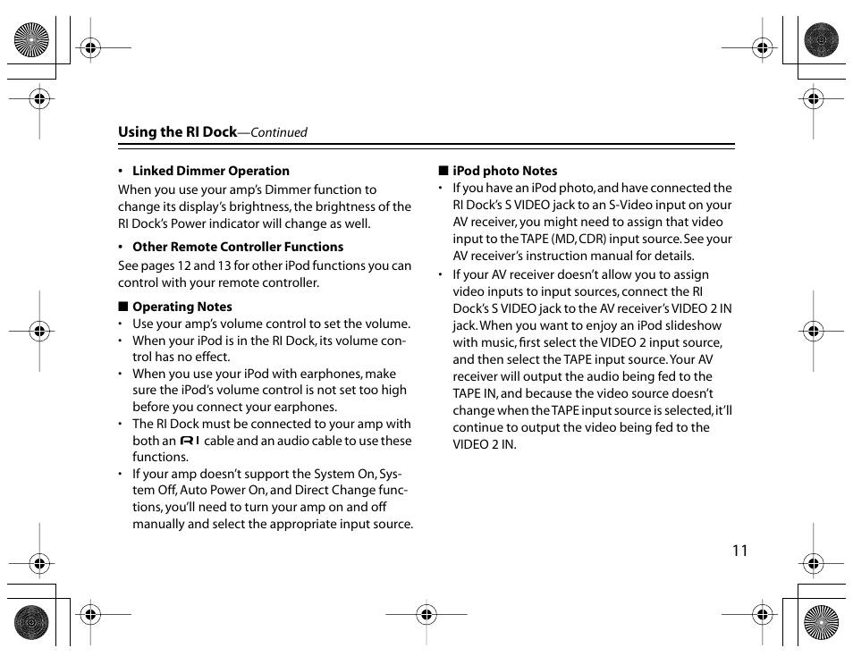Onkyo DS-A1 User Manual | Page 11 / 18