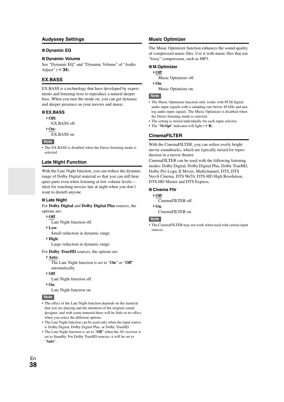 Onkyo HT-S3300 User Manual | Page 38 / 56