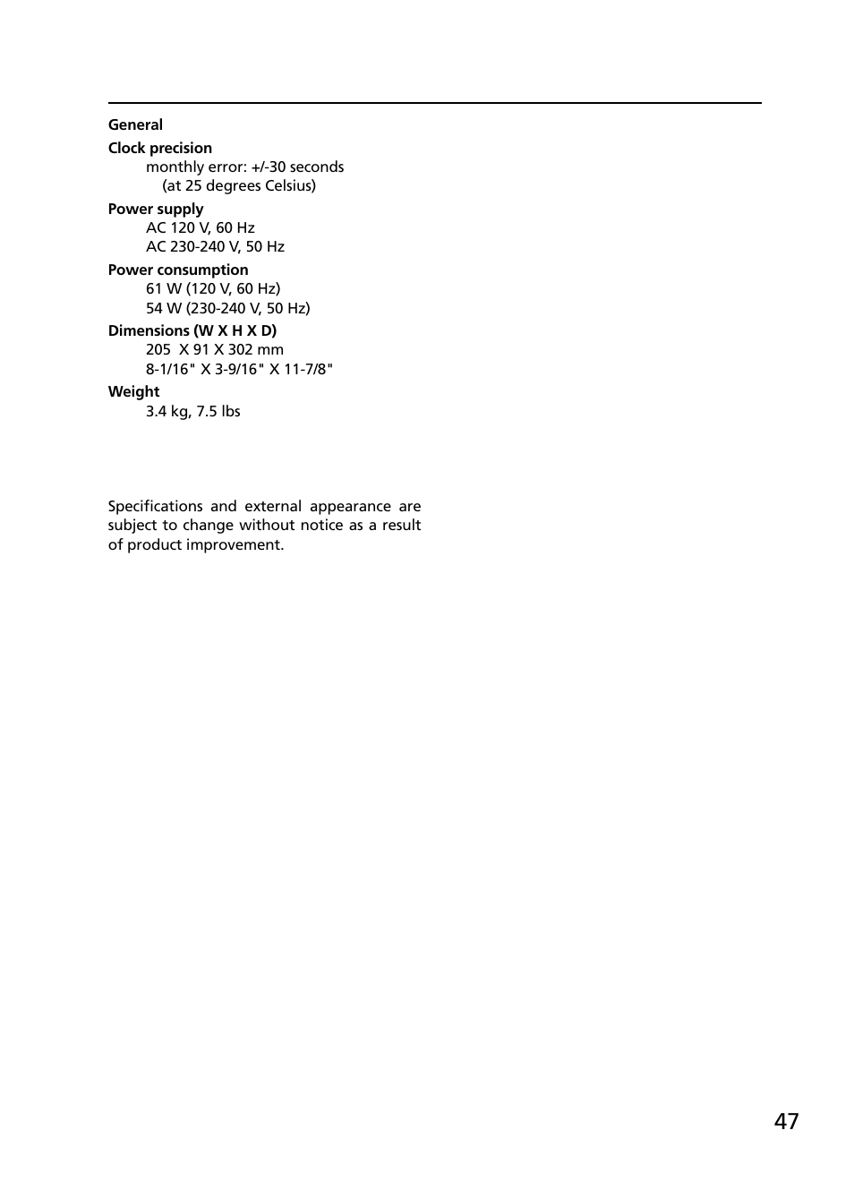 Onkyo R-805TX User Manual | Page 47 / 52