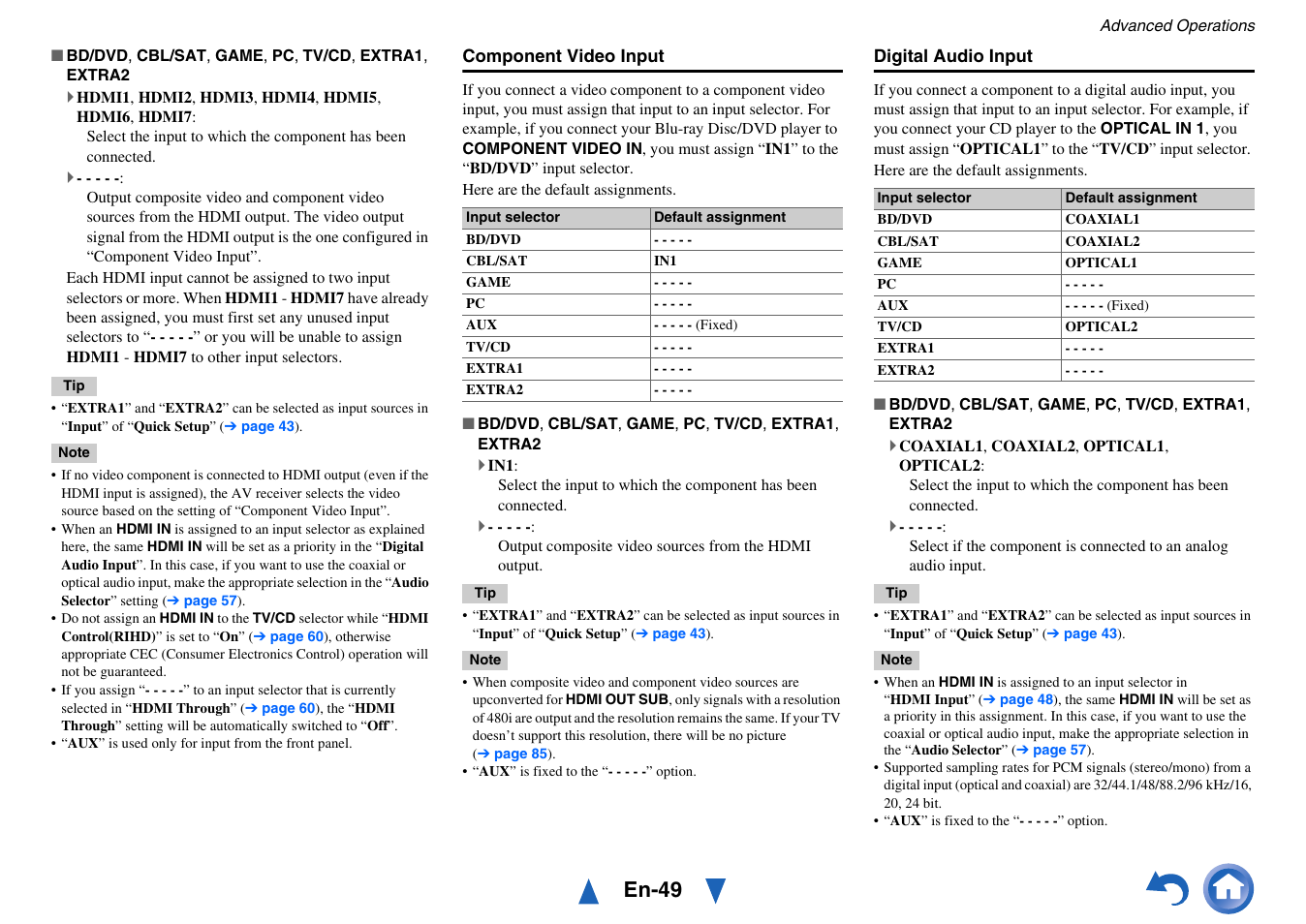 En-49 | Onkyo AV RECEIVER HT-RC460 User Manual | Page 49 / 140