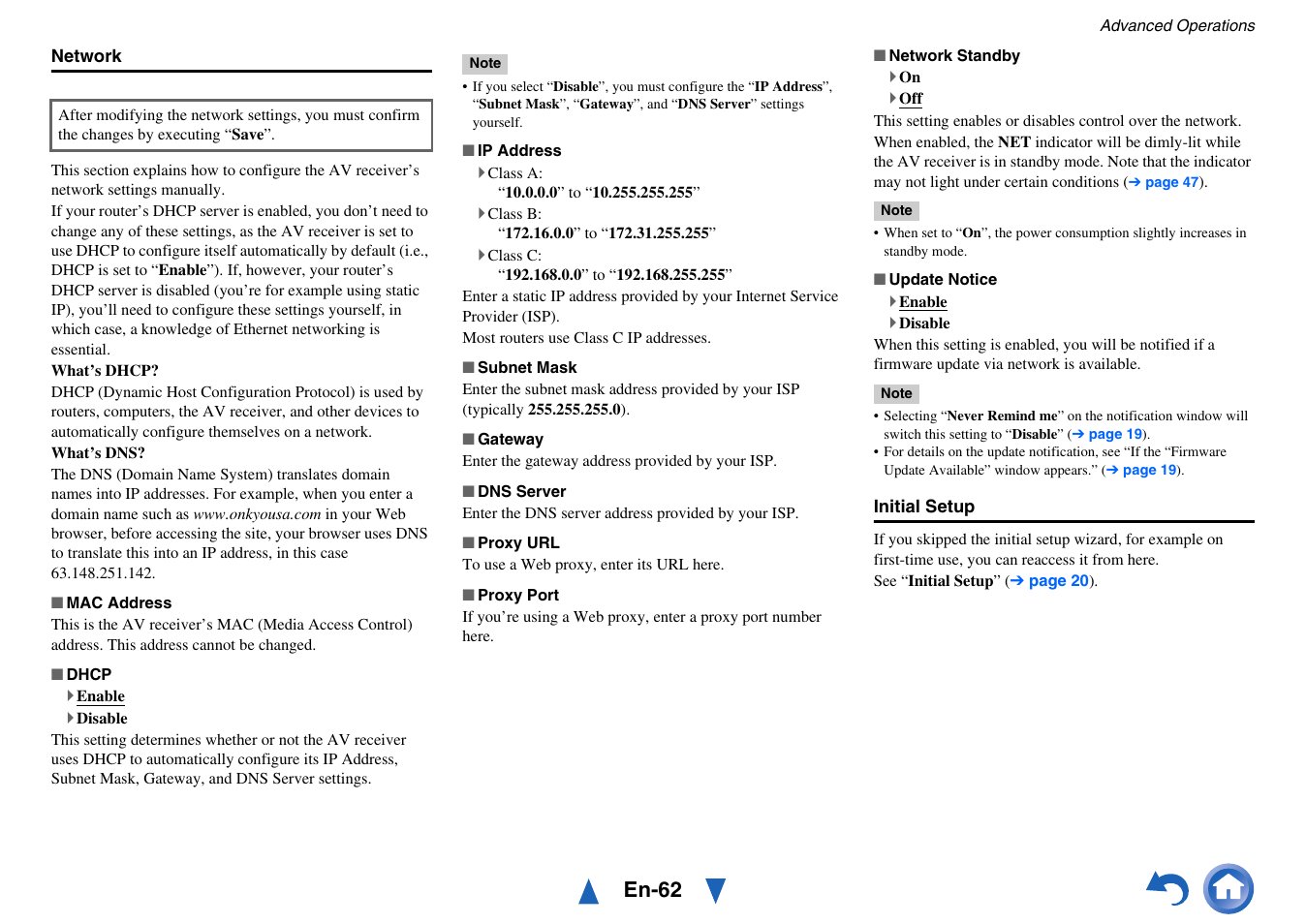 En-62 | Onkyo AV RECEIVER HT-RC460 User Manual | Page 62 / 140