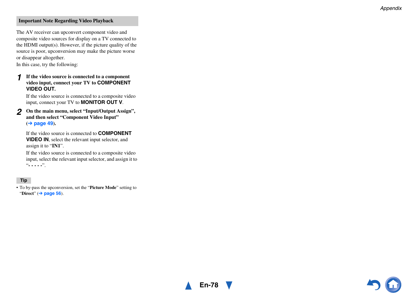 Onkyo AV RECEIVER HT-RC460 User Manual | Page 78 / 140