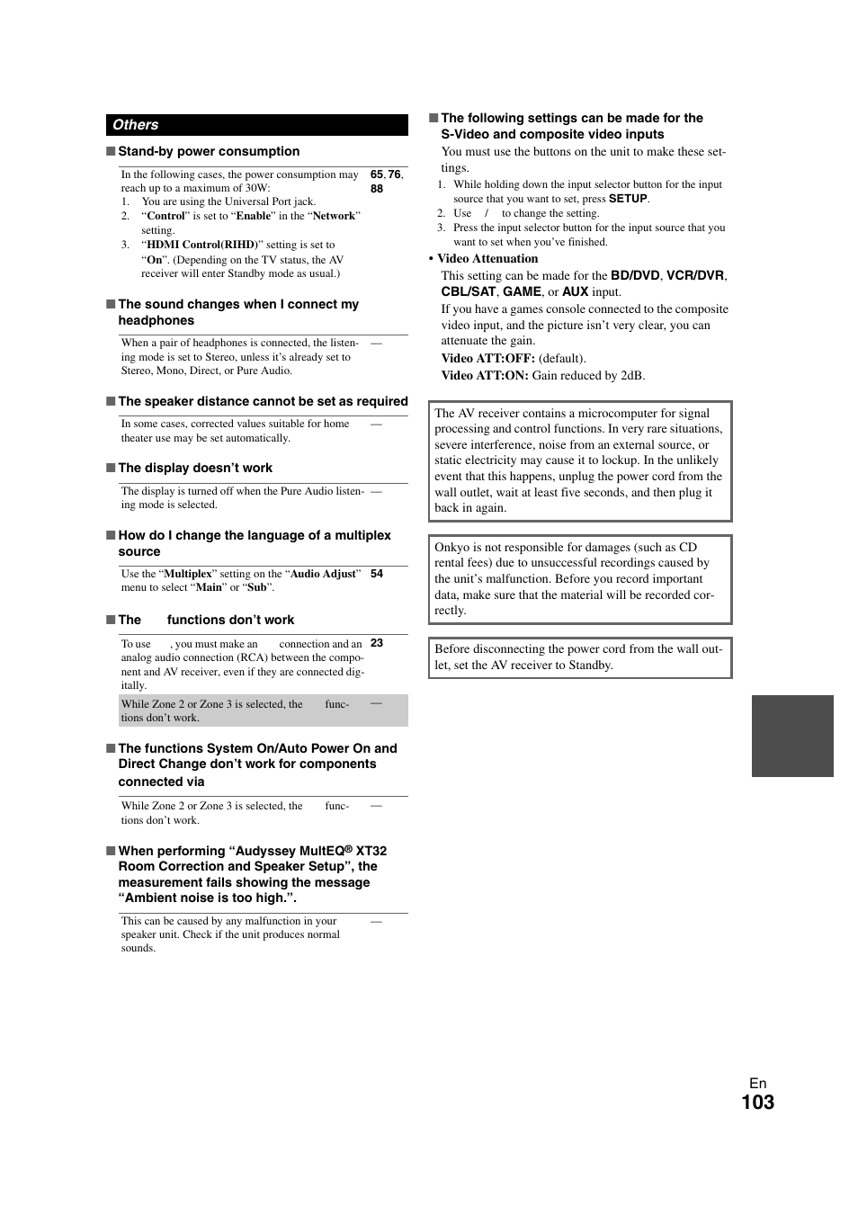 Onkyo TX-NR3008 User Manual | Page 103 / 116
