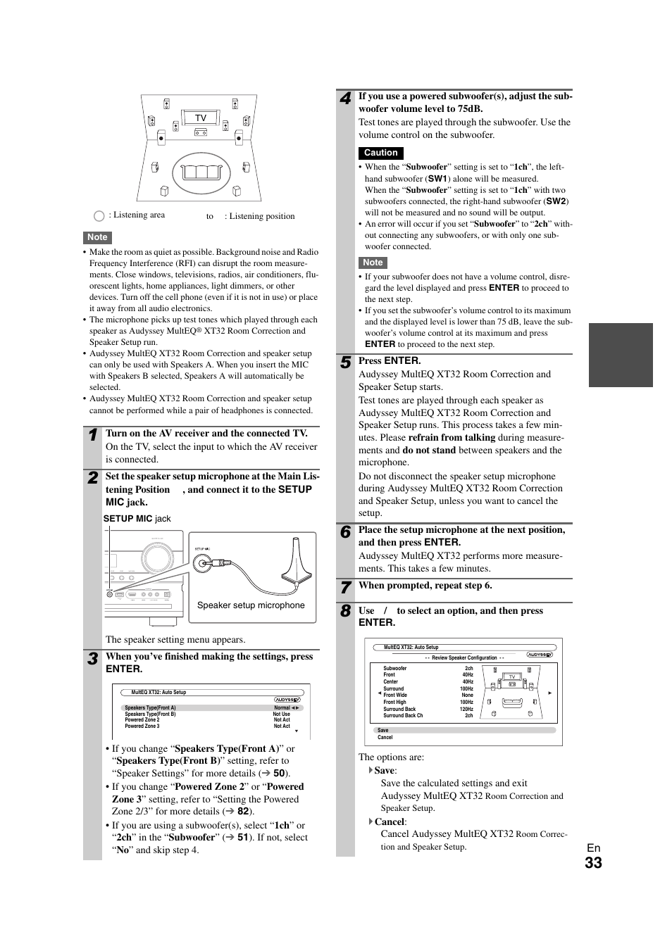 Onkyo TX-NR3008 User Manual | Page 33 / 116