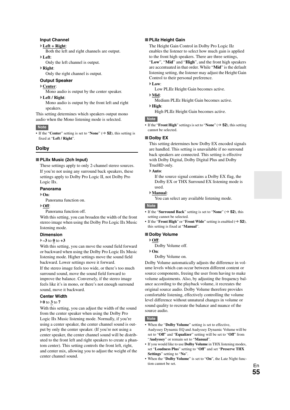 Onkyo TX-NR3008 User Manual | Page 55 / 116