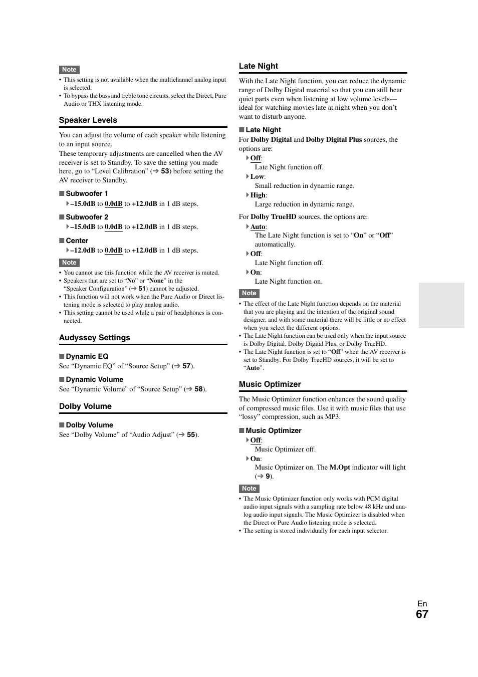 Onkyo TX-NR3008 User Manual | Page 67 / 116