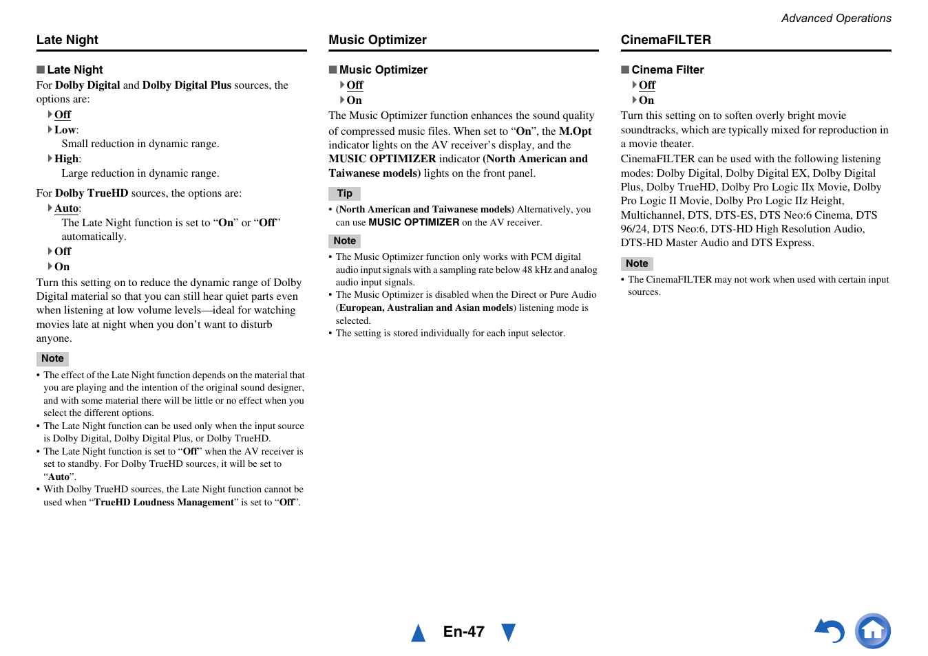 En-47 | Onkyo TX-NR515 User Manual | Page 47 / 140