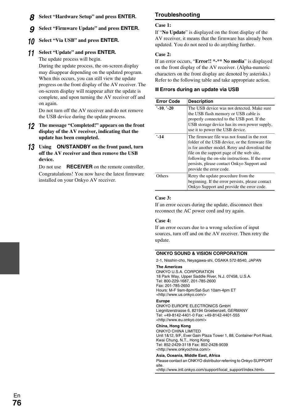 Onkyo 7.2-Channel Network Audio/Video Receiver HT-RC360 User Manual | Page 76 / 84