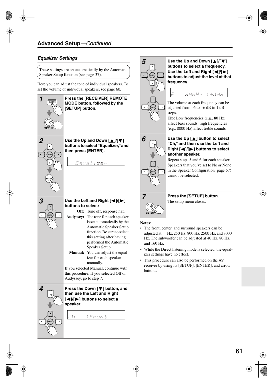 Onkyo HT-SP904 User Manual | Page 61 / 72