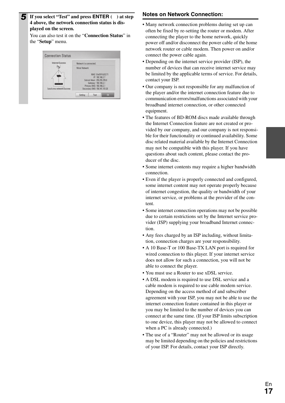 Onkyo BD-SP308 User Manual | Page 17 / 44