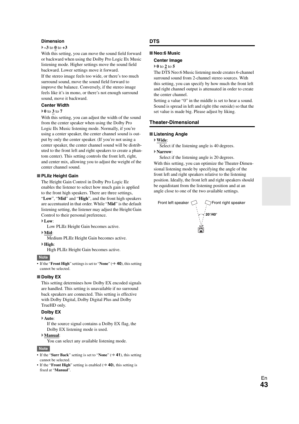 Onkyo HT-S7300 User Manual | Page 43 / 76