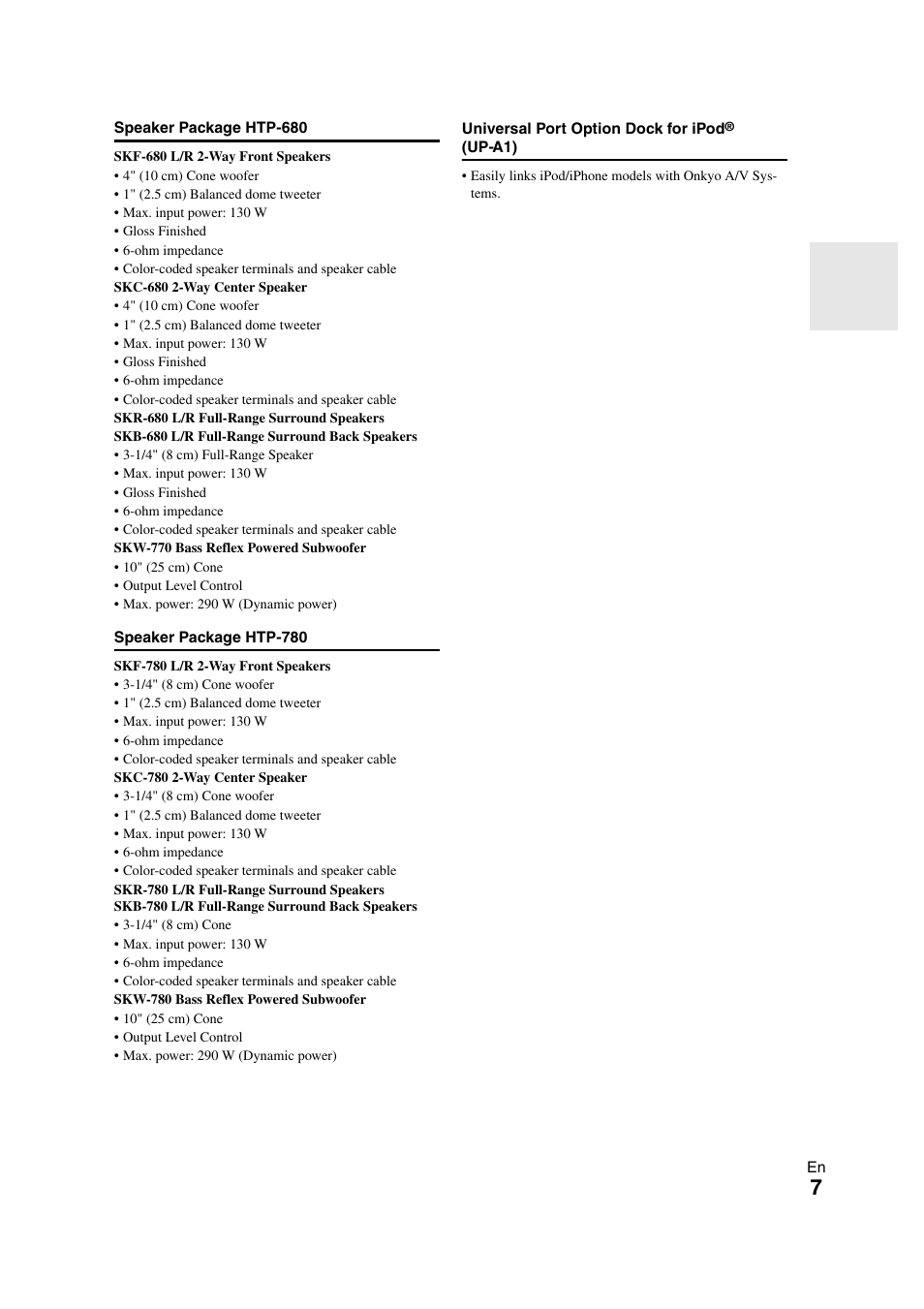 Onkyo HT-S7300 User Manual | Page 7 / 76