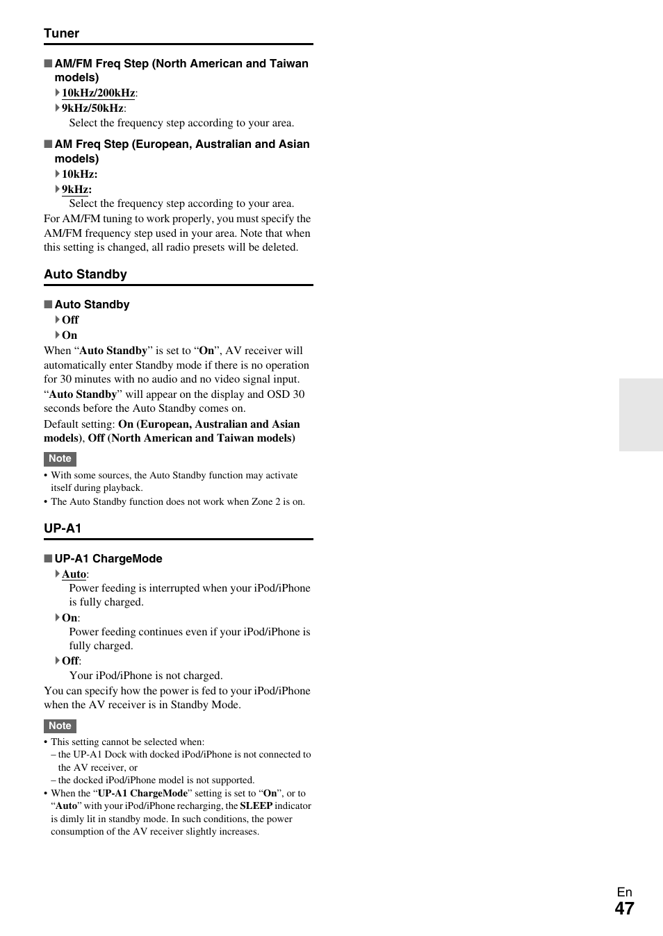 Onkyo AV Receiver TX-NR509 User Manual | Page 47 / 76