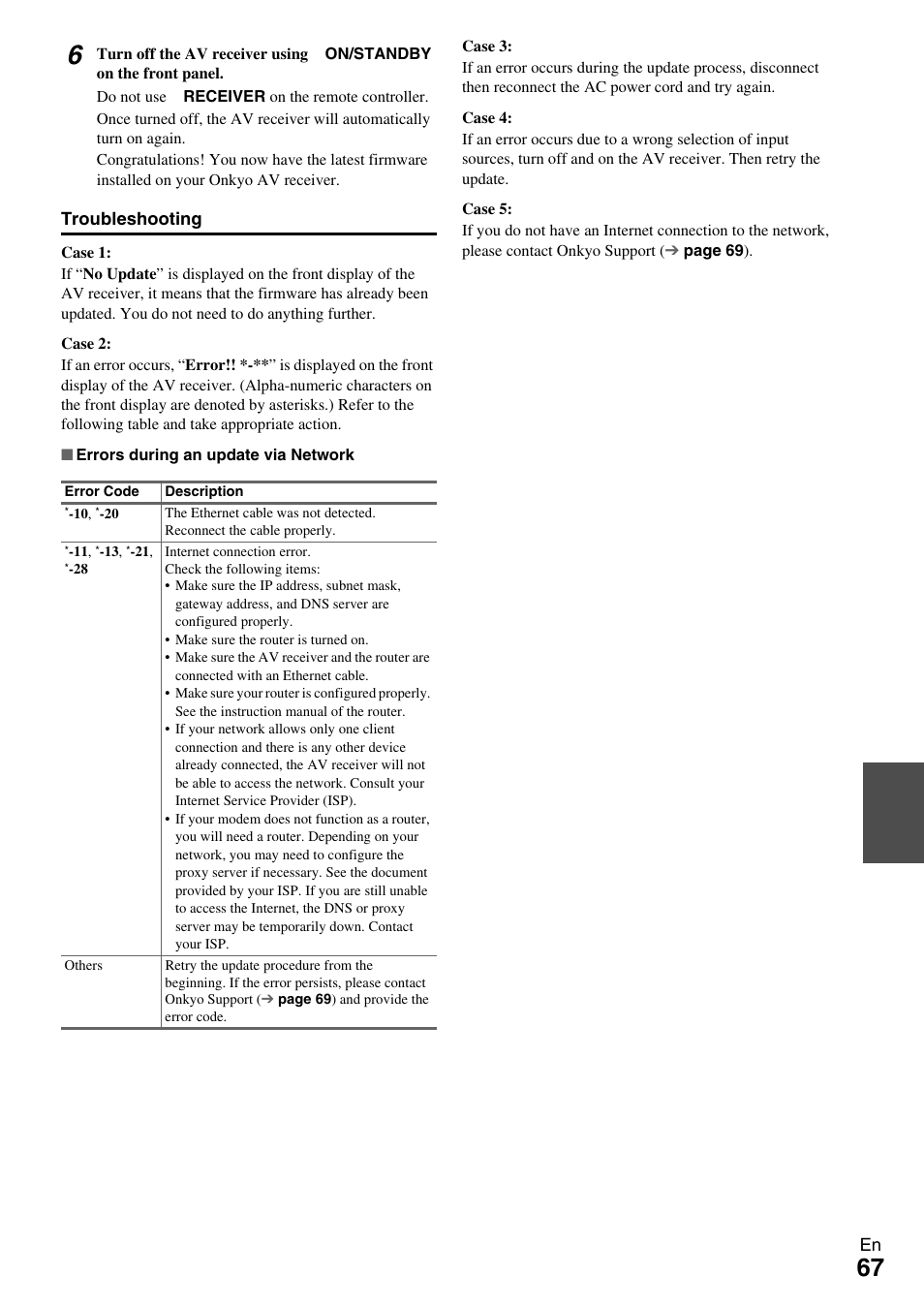 Onkyo AV Receiver TX-NR509 User Manual | Page 67 / 76