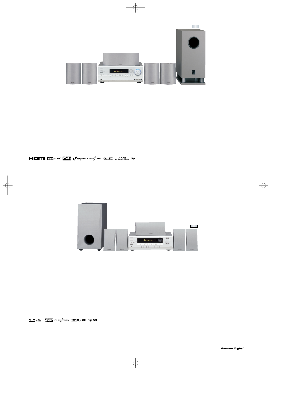 Ht-s890, Ht-s590, Ht-r640 | Htp-440, Ht-r340, Htp-340 | Onkyo DV-SP1000E User Manual | Page 5 / 8