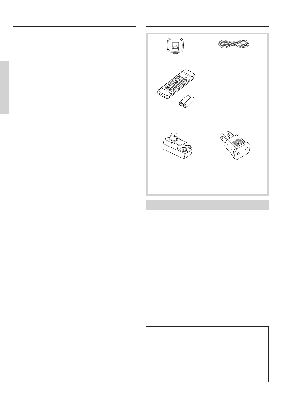 Features, Supplied accessories | Onkyo TX-DS656 User Manual | Page 4 / 56