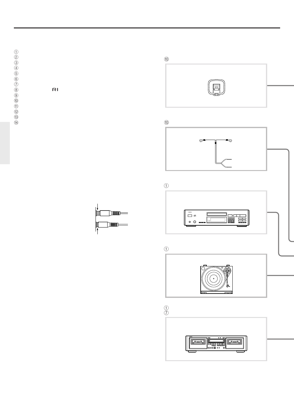 Connection | Onkyo TX-DS656 User Manual | Page 6 / 56