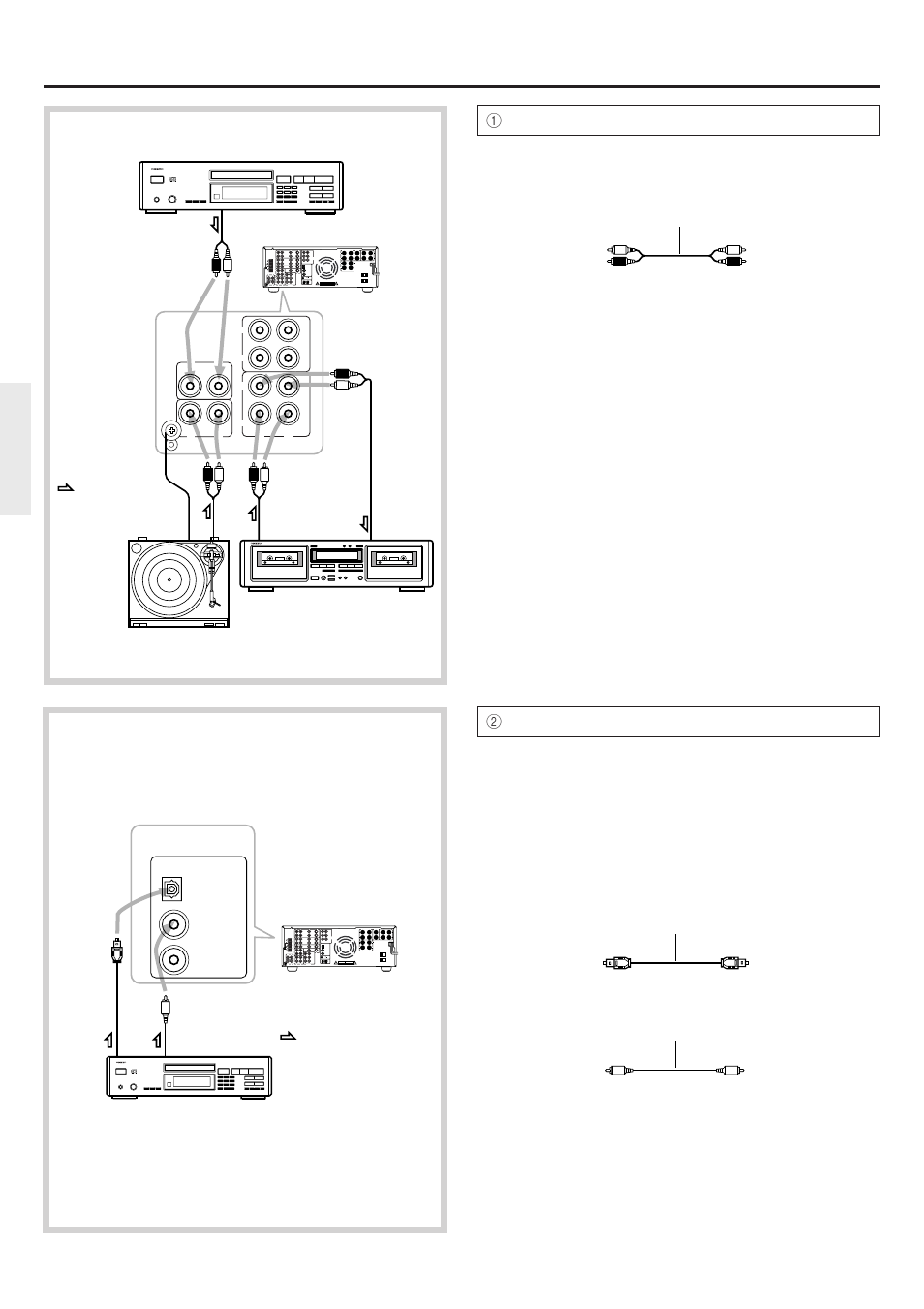 Connection | Onkyo TX-DS656 User Manual | Page 8 / 56