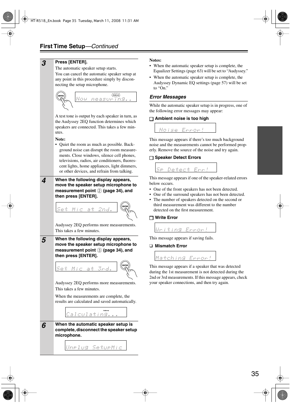 Onkyo HT-R518 User Manual | Page 35 / 80