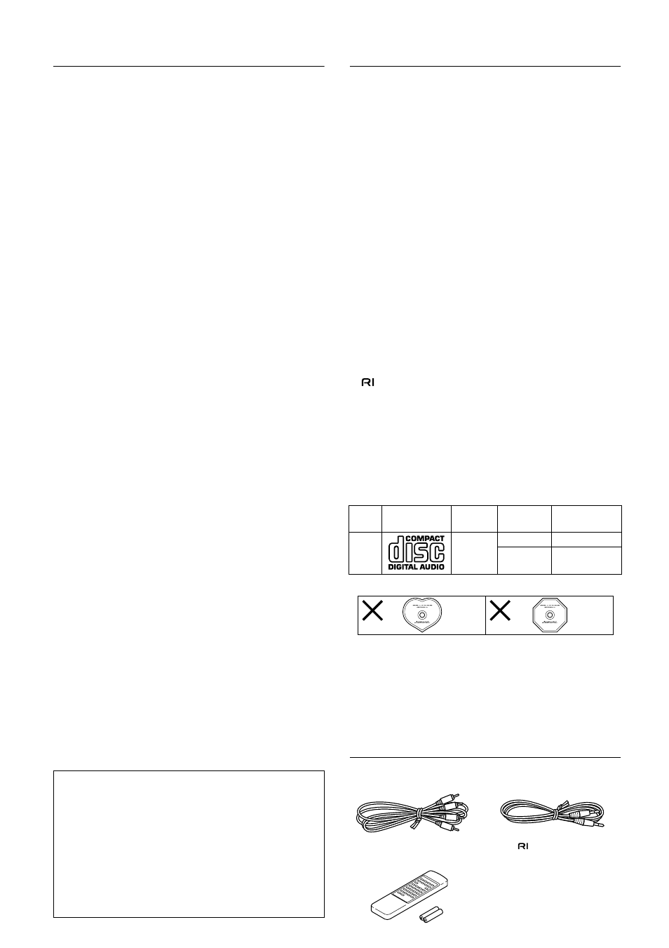 Precautions, Warranty claim, Power | Do not touch this unit with wet hands, Location of this unit, Care, Points to remember, Features, Supplied accessories | Onkyo DX-C370 User Manual | Page 4 / 16