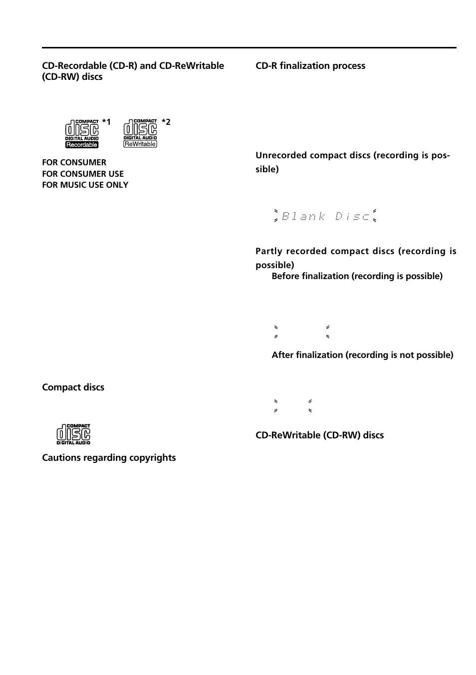 Onkyo CDR-205X User Manual | Page 10 / 52