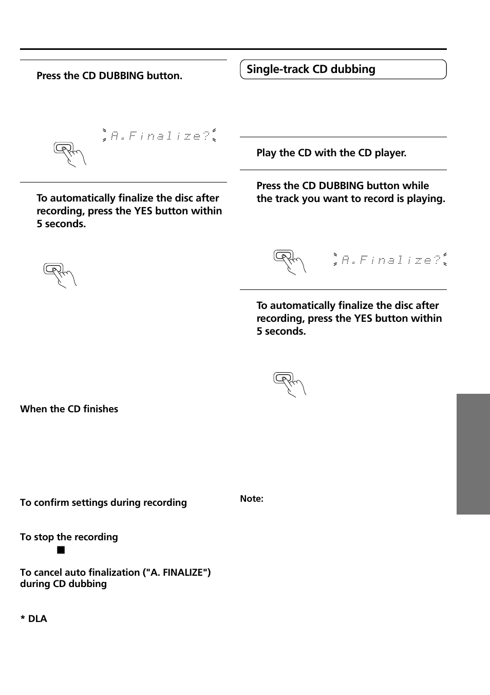 Onkyo CDR-205X User Manual | Page 21 / 52