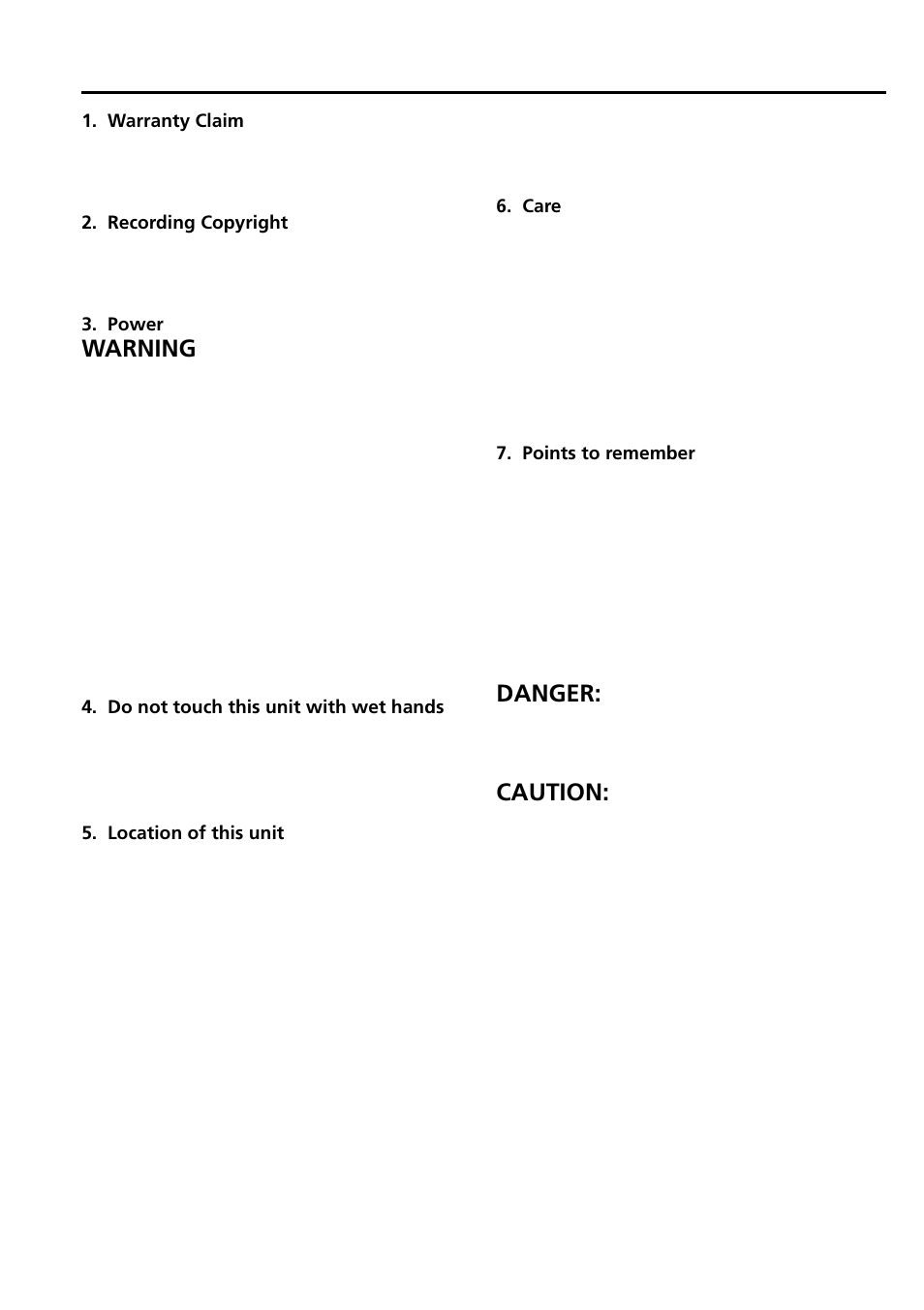 Precautions | Onkyo CDR-205X User Manual | Page 4 / 52