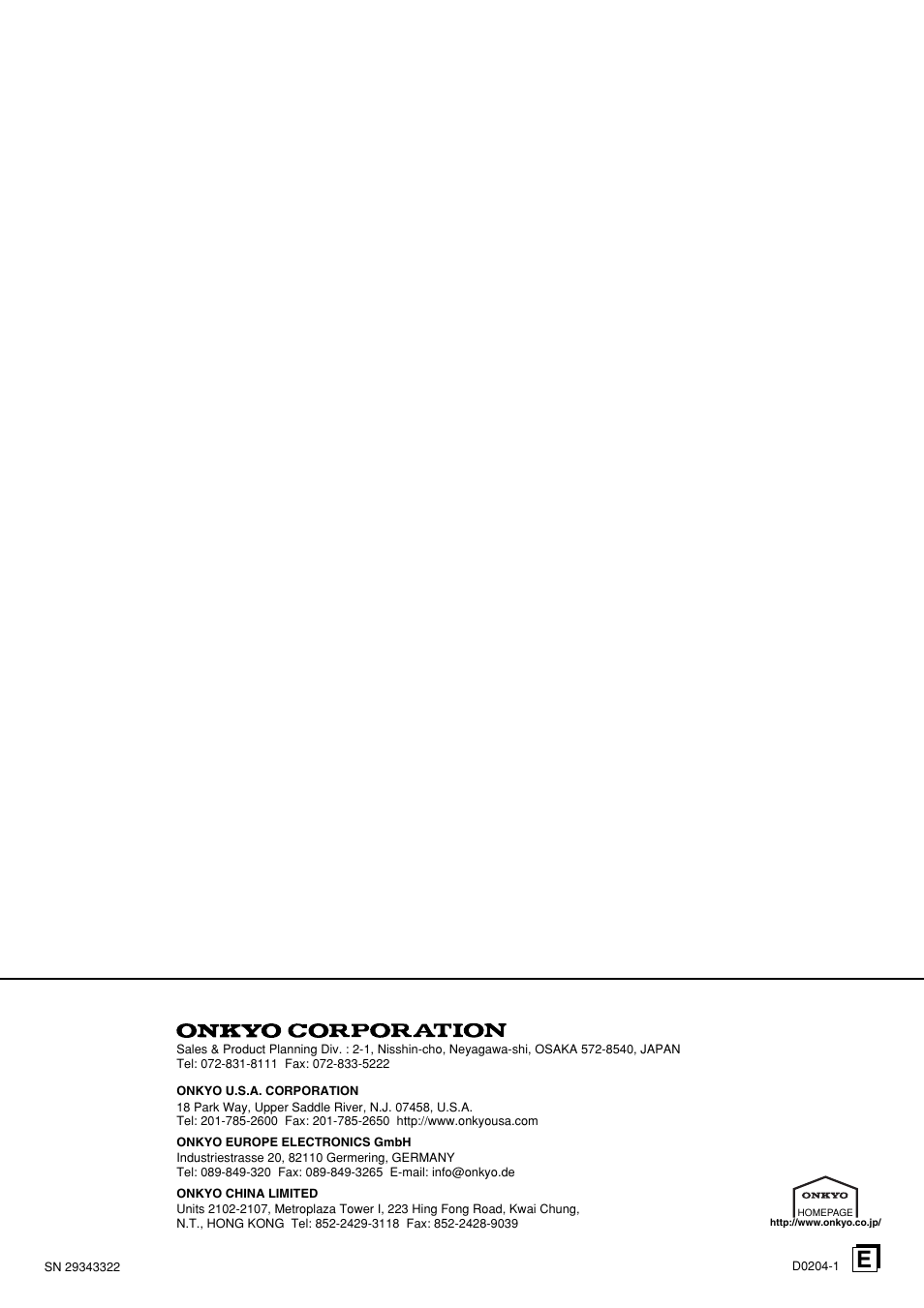 Onkyo D-N3X User Manual | Page 4 / 4