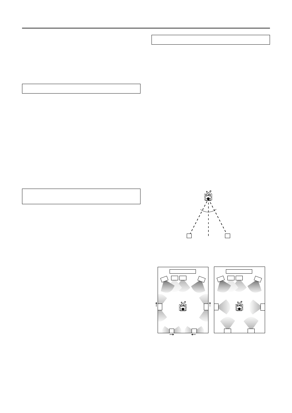 Connecting speakers, Ideal speaker configuration, Speaker placement | Important points regarding speaker placement | Onkyo TX-DS989 User Manual | Page 20 / 76