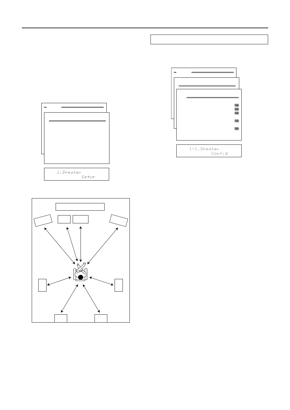 Speaker setup | Onkyo TX-DS989 User Manual | Page 30 / 76