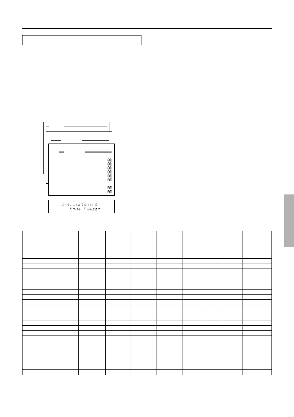 37 input setup, 4. listening mode preset sub-menu | Onkyo TX-DS989 User Manual | Page 37 / 76