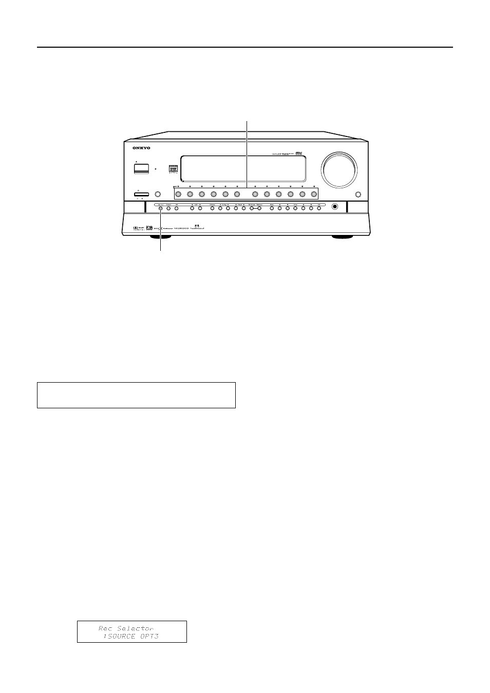 Recording a source, Press the rec out button twice within 8 seconds, Rec out input selector buttons | Onkyo TX-DS989 User Manual | Page 54 / 76