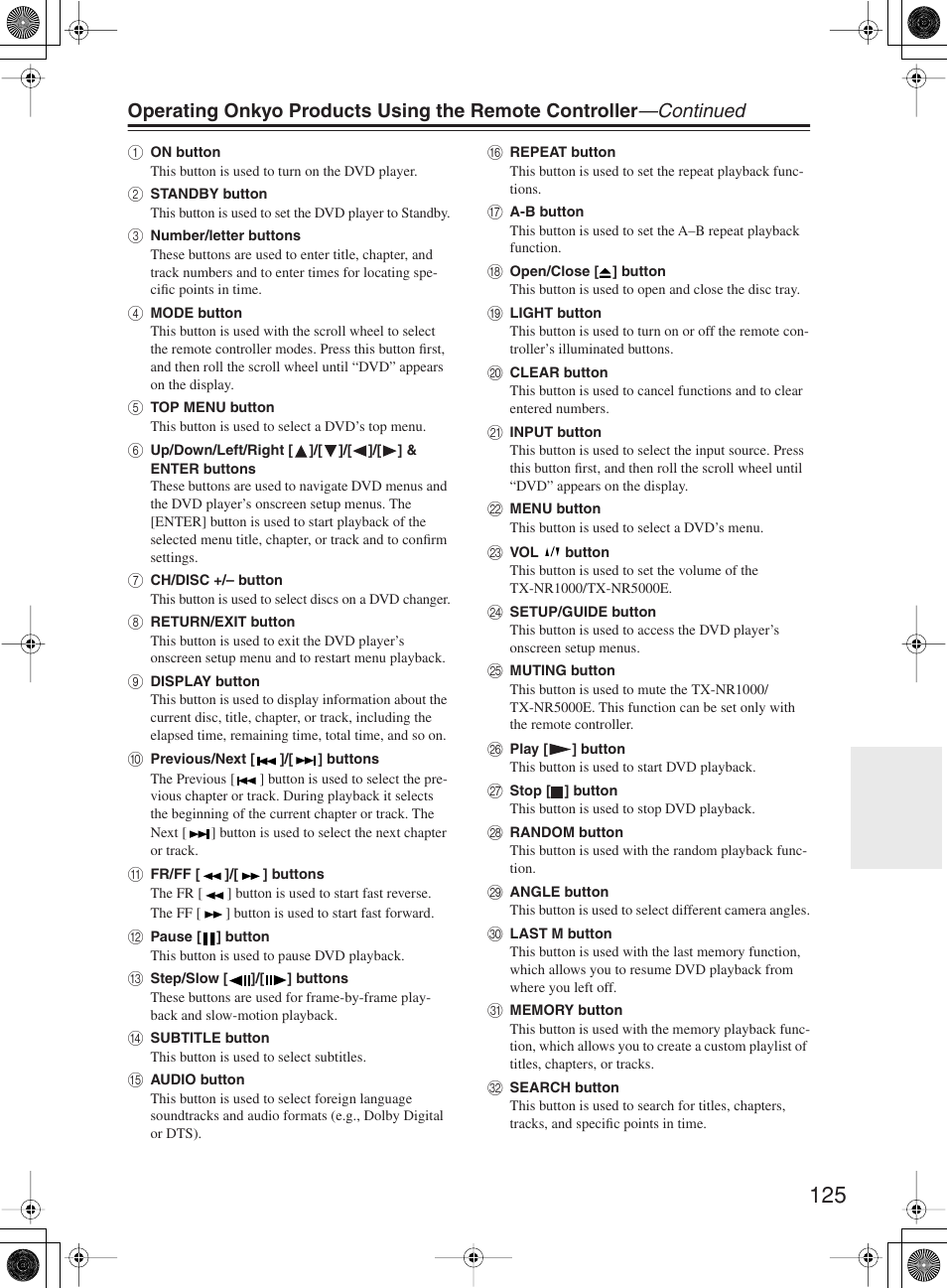 Onkyo TX-NR1000 User Manual | Page 125 / 152