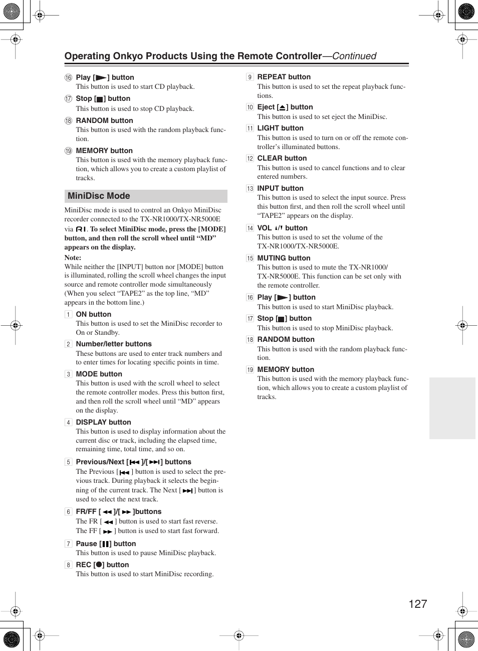 Onkyo TX-NR1000 User Manual | Page 127 / 152