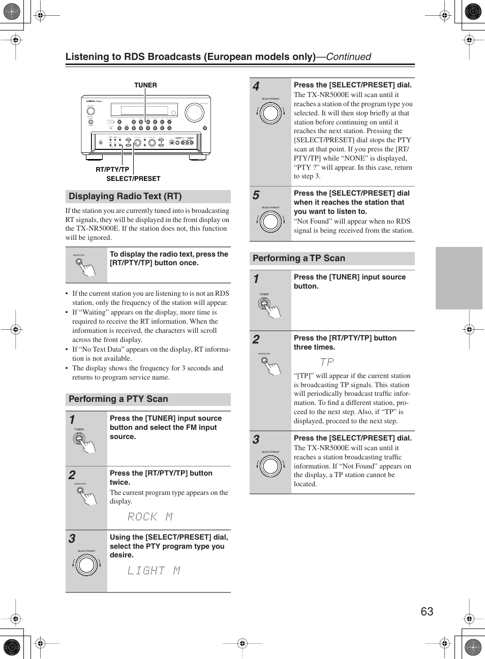 Onkyo TX-NR1000 User Manual | Page 63 / 152