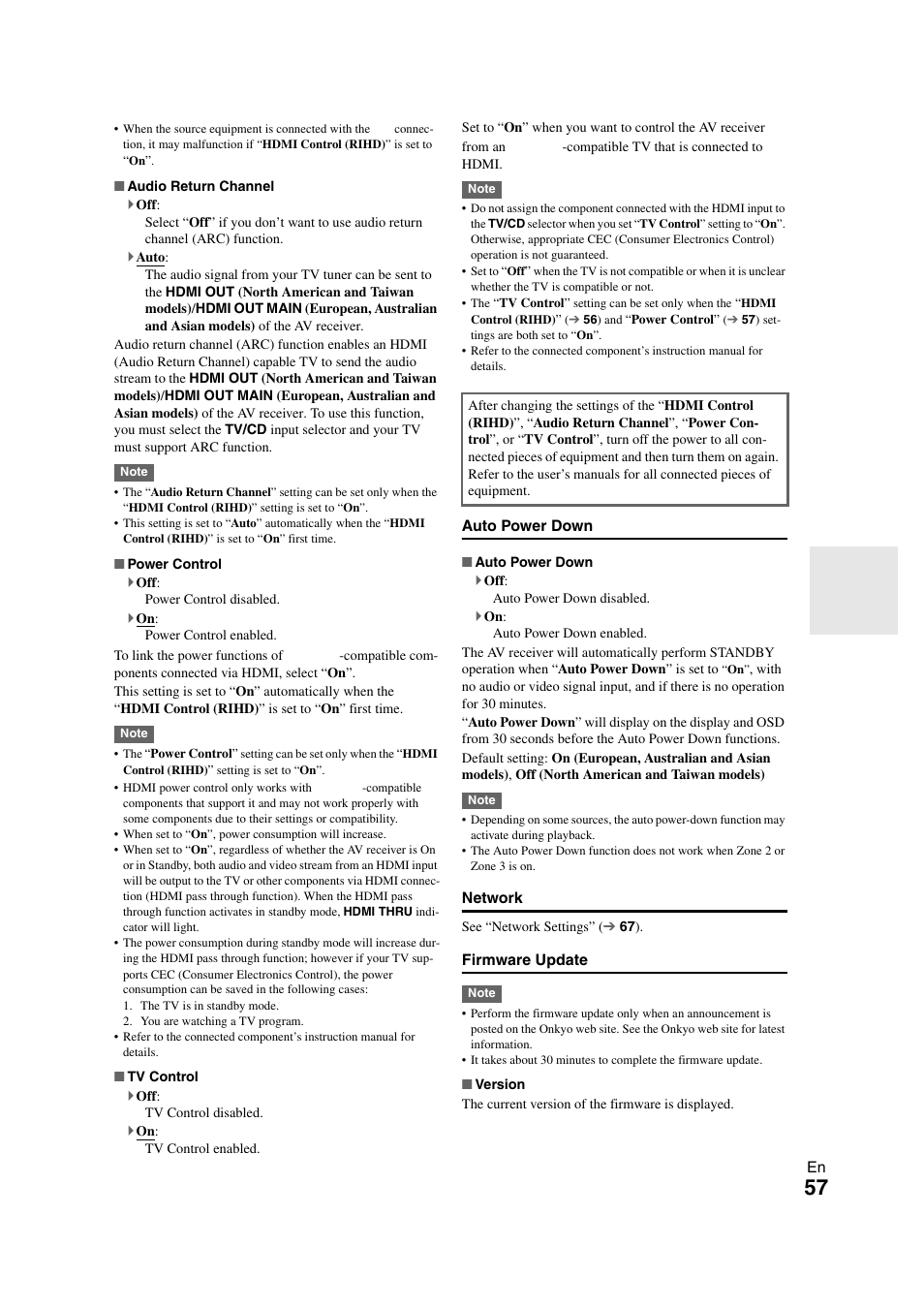 57 ) to | Onkyo TX-NR808 User Manual | Page 57 / 100