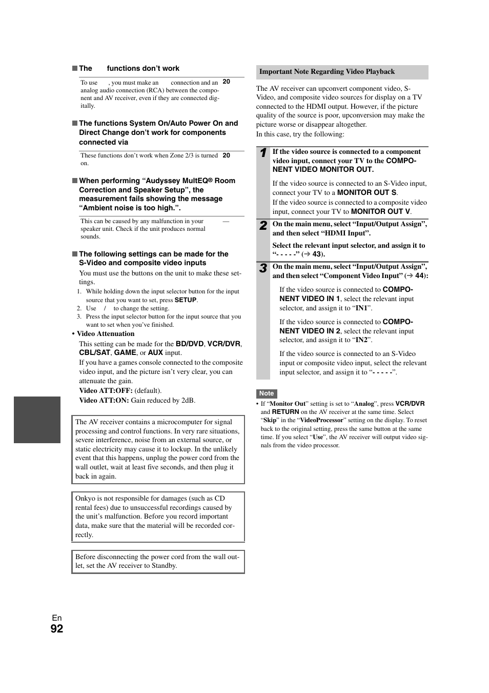 Onkyo TX-NR808 User Manual | Page 92 / 100
