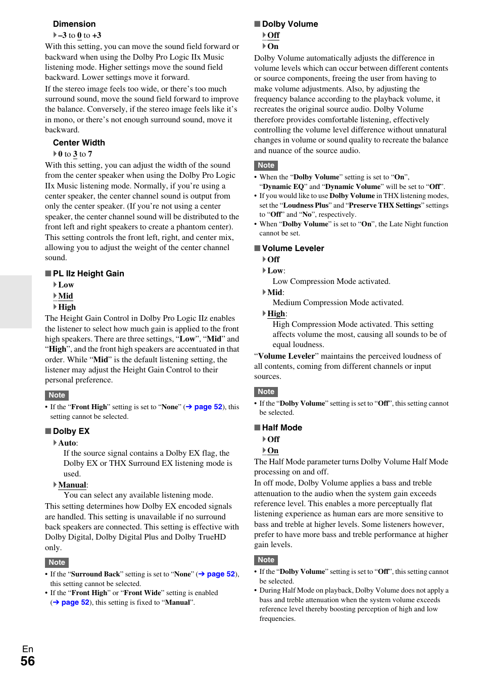 Cator | Onkyo AV RECEIVER TX-NR5009 User Manual | Page 56 / 108