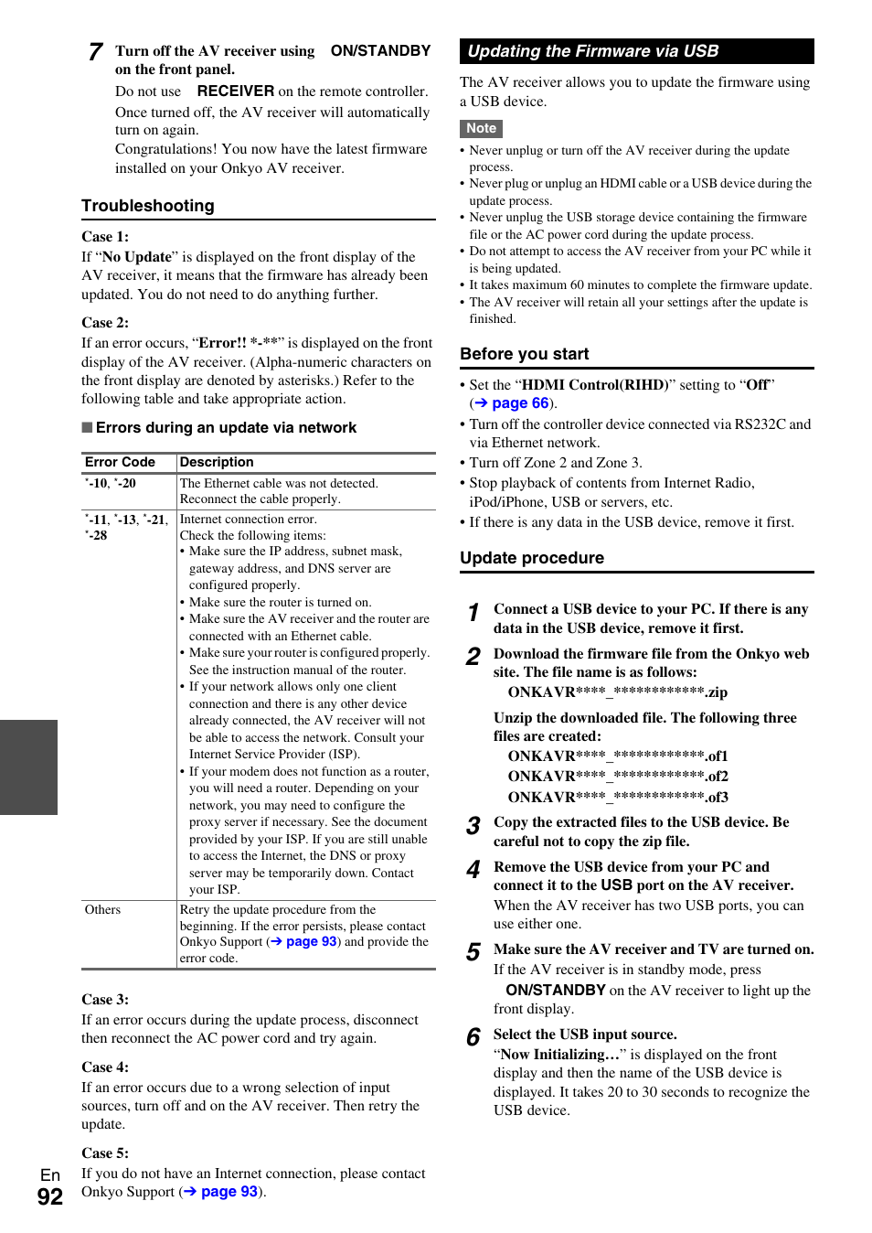 Onkyo AV RECEIVER TX-NR5009 User Manual | Page 92 / 108
