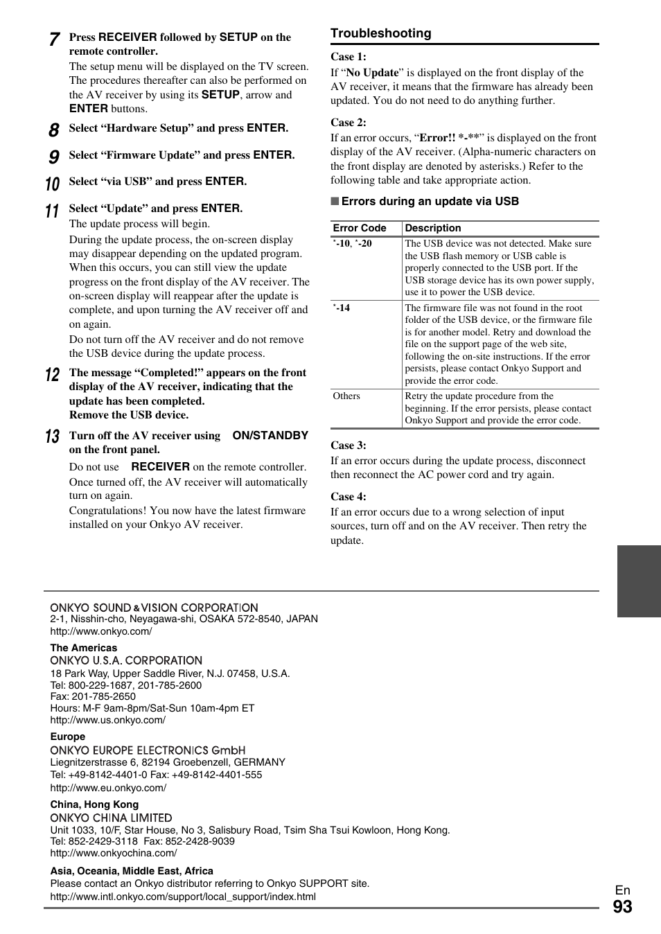 Onkyo AV RECEIVER TX-NR5009 User Manual | Page 93 / 108